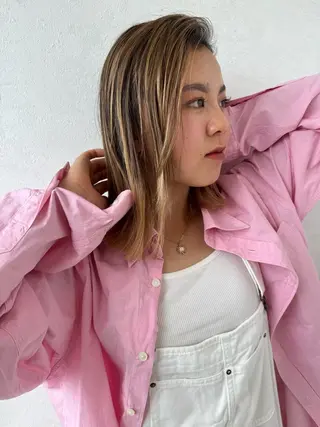 カラー sirena by artina辻堂店所属・ブリーチカラー /メンズパーマ/陸のヘアスタイル