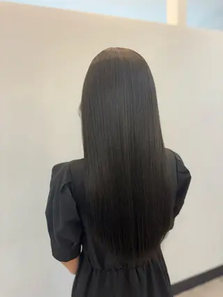 カラー レイヤー/切りっぱな しボブ✨️みずか💜のヘアスタイル