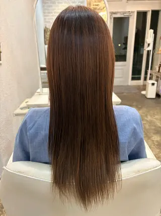 ロング カラー 木津奈保子💚 ✨髪質改善のヘアスタイル