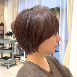 ショート ツヤ髪レイヤー/ 顔まわり/kokiのヘアスタイル