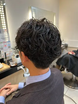 ショート パーマ メンズ リリー /Men's/パーマのヘアスタイル