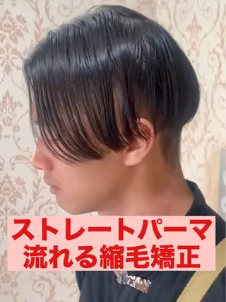 ショート パーマ メンズ メンズパーマ&メンズ 縮毛矯正/平野/渋谷のヘアスタイル