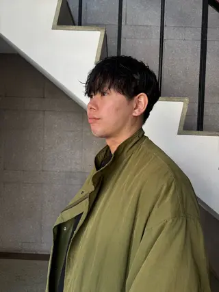 ミディアム メンズ 松谷 美和のヘアスタイル