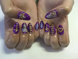 ネイル 💎🐰 saki. m 🐰💎のネイルデザイン