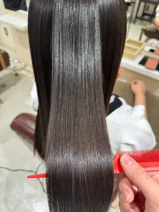 ロング 髪質改善メニュー 長井 美佐子のヘアスタイル