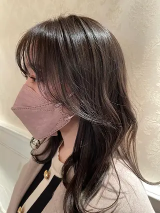 ミディアム カラー ヘアアレンジ 韓国風カット/ 髪質改善 黒崎のヘアスタイル
