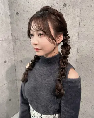 ヘアアレンジ ヘアメイク/髪質改善 🎀Moeri🎀のヘアスタイル