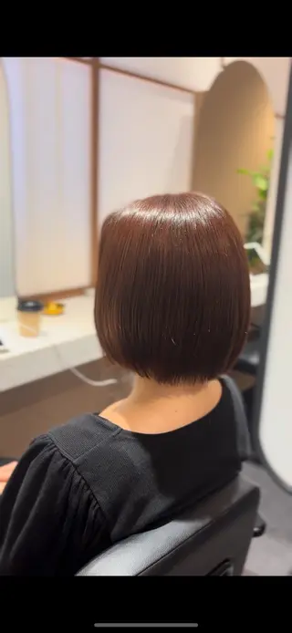 ショート ✨髪質改善×レイヤー ボブカットきり✨のヘアスタイル
