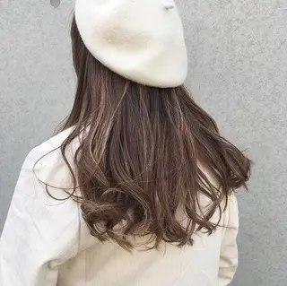 カラー 顔周り/レイヤー 🤍マリノのヘアスタイル