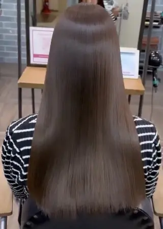 ロング カラー 韓国ヘア髪質改善✖️ パーソナルカラー吉岡のヘアスタイル