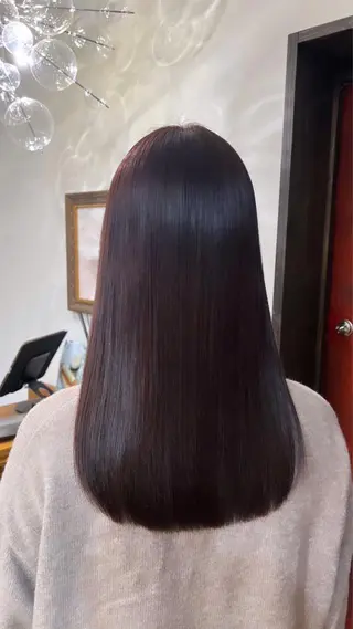 セミロング カラー 那須野 美月のヘアスタイル