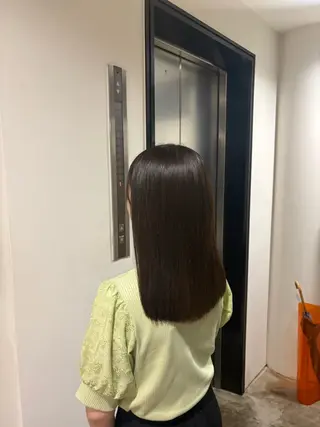 ロング ヒメカ/髪質改善/ レイヤー/大阪のヘアスタイル