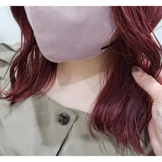 ミディアム カラー ヘアアレンジ 髪質改善サロン🍃 AIRI のヘアスタイル