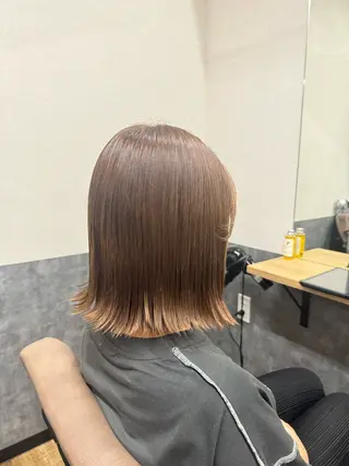 ミディアム カラー reeed konnoのヘアスタイル