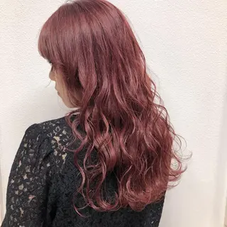 セミロング カラー ヘアアレンジ GiseL天神カラー 髪質改善/ブリーチのヘアスタイル