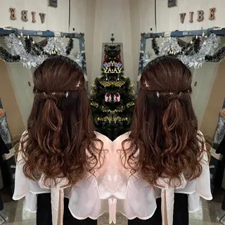ロング ヘアアレンジ ハイライト/レイヤー /ハイトーン/AOIのヘアスタイル