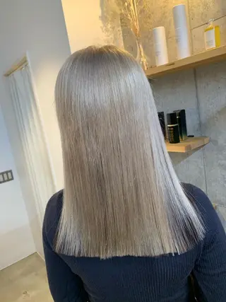 ロング カラー 天野 開のヘアスタイル