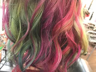 ミディアム カラー WEST OLAND 安藤のヘアスタイル