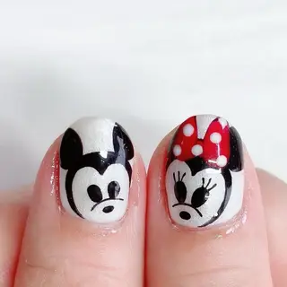 ミディアム カラー パーマ ヘアアレンジ メンズ キッズ ネイル マツエク・マツパ アイブロウ Salon Kのネイルデザイン