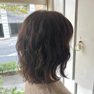 ミディアム 🎼レイヤー/透明感 カラー/nene♬のヘアスタイル