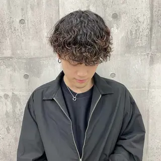パーマ メンズ tidasmile /カラー/カットのヘアスタイル