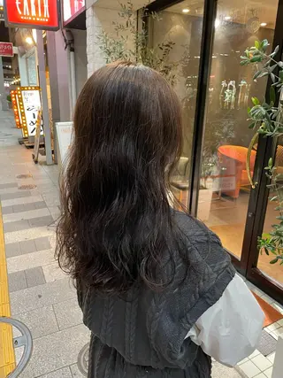 セミロング 縮毛矯正/髪質改善 EARTH髙橋のヘアスタイル