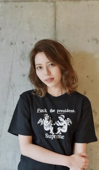 ミディアム カラー ✨髪質改善縮毛矯正✨ 宇田川修平のヘアスタイル