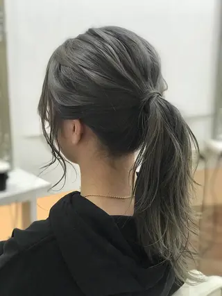 ロング カラー ヘアアレンジ 髪質改善/艶髪💎 ウエキ リカのヘアスタイル
