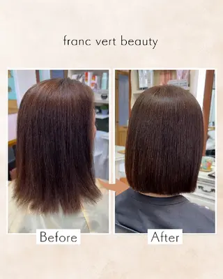 ミディアム あや🍀
大人艶カラ ー・縮毛矯正のヘアスタイル