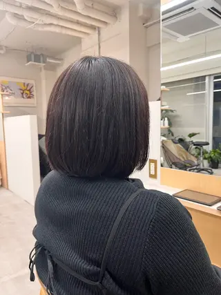 ショート カラー マミ🌱 ボブ/津田沼のヘアスタイル