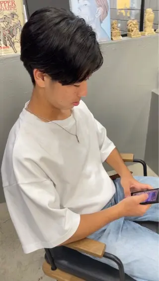 ショート パーマ メンズ メンズ専門サロン wokeのヘアスタイル