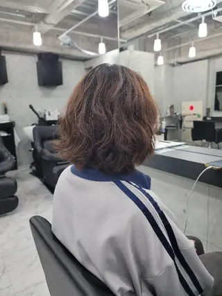 ミディアム パーマ ❇️安達 優心❇️ レイヤー/艶髪特化のヘアスタイル