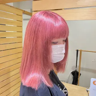 セミロング カラー ✨髪質改善🎨 杉本賢人のヘアスタイル