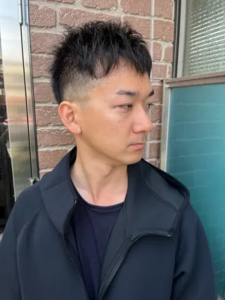 ショート メンズ 久木原 ゆりのヘアスタイル