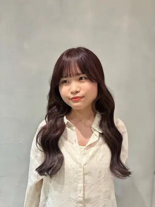 ロング カラー 🤍yura🤍池袋 レイヤー似合わせのヘアスタイル