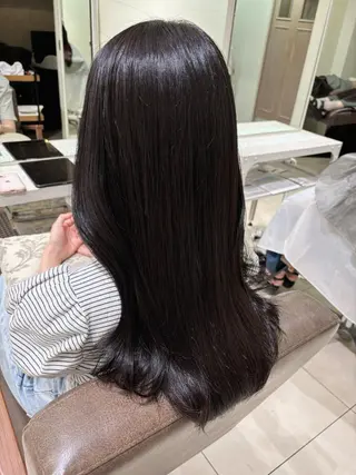 カラー 透明感♡艶髪カラー/ Kazuha🎀のヘアスタイル