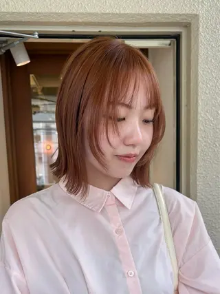 ショート カラー mei｜顔まわり ×透明感カラーのヘアスタイル