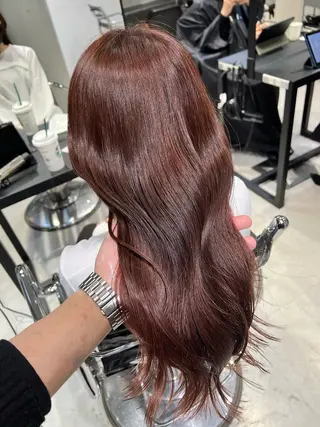 ロング カラー 赤みゼロ/透明感 カラー🌿KANTAのヘアスタイル