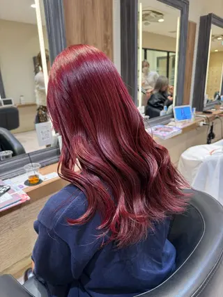 ロング カラー さら艶レイヤーカット 🩶Suzuneのヘアスタイル