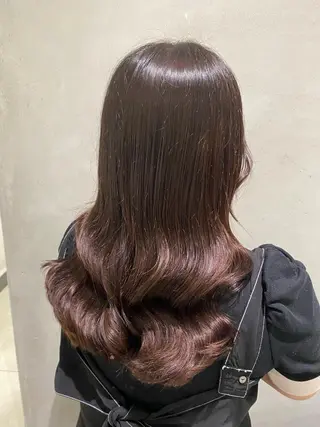 ロング カラー 韓国風モテヘア 🇰🇷aki♡のヘアスタイル