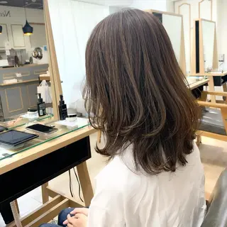 ロング カラー パーマ ヘアアレンジ メンズ キッズ ネイル マツエク・マツパ レイヤーカット 🌿透け感カラーのヘアスタイル
