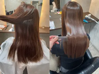 セミロング パーマ RIENS aura / ayu ♡のヘアスタイル