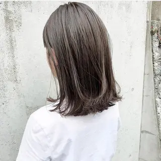ミディアム カラー HATSUMEI ゆうまのヘアスタイル
