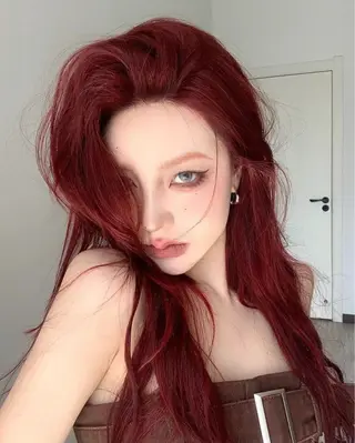 ロング カラー 透明感うる艶カラー 🤍MANAMIのヘアスタイル