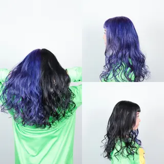 セミロング カラー ヘアアレンジ 今泉 周のヘアスタイル
