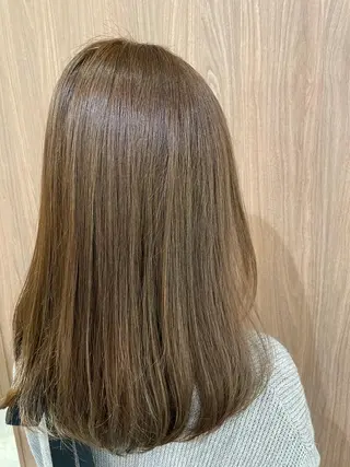 セミロング パーマモデル募集🌈 森脇帆南のヘアスタイル