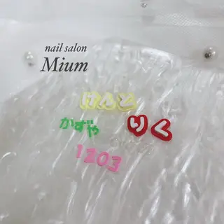 ネイル nail salon Miumのネイルデザイン