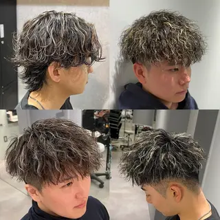 カラー パーマ メンズ パーマ特化美容師 佐藤壮流のヘアスタイル