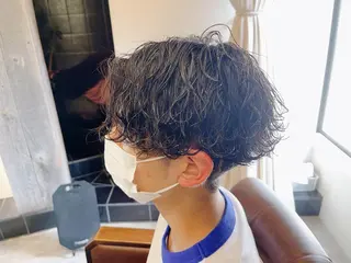 ショート カラー パーマ メンズ ケイゴ【店長】 メンズパーマ特化のヘアスタイル