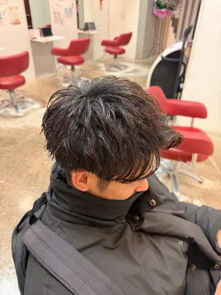 パーマ メンズ 青木 健志郎のヘアスタイル